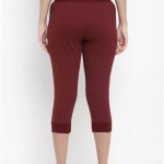 Women Maroon Capri