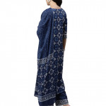 Women's Rayon Printed Straight Kurti with Dupatta Set