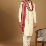 Charismatic Cream Sherwani