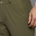 Slim Fit Flat-Front Trousers